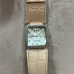 Anne Klein watch with leather band